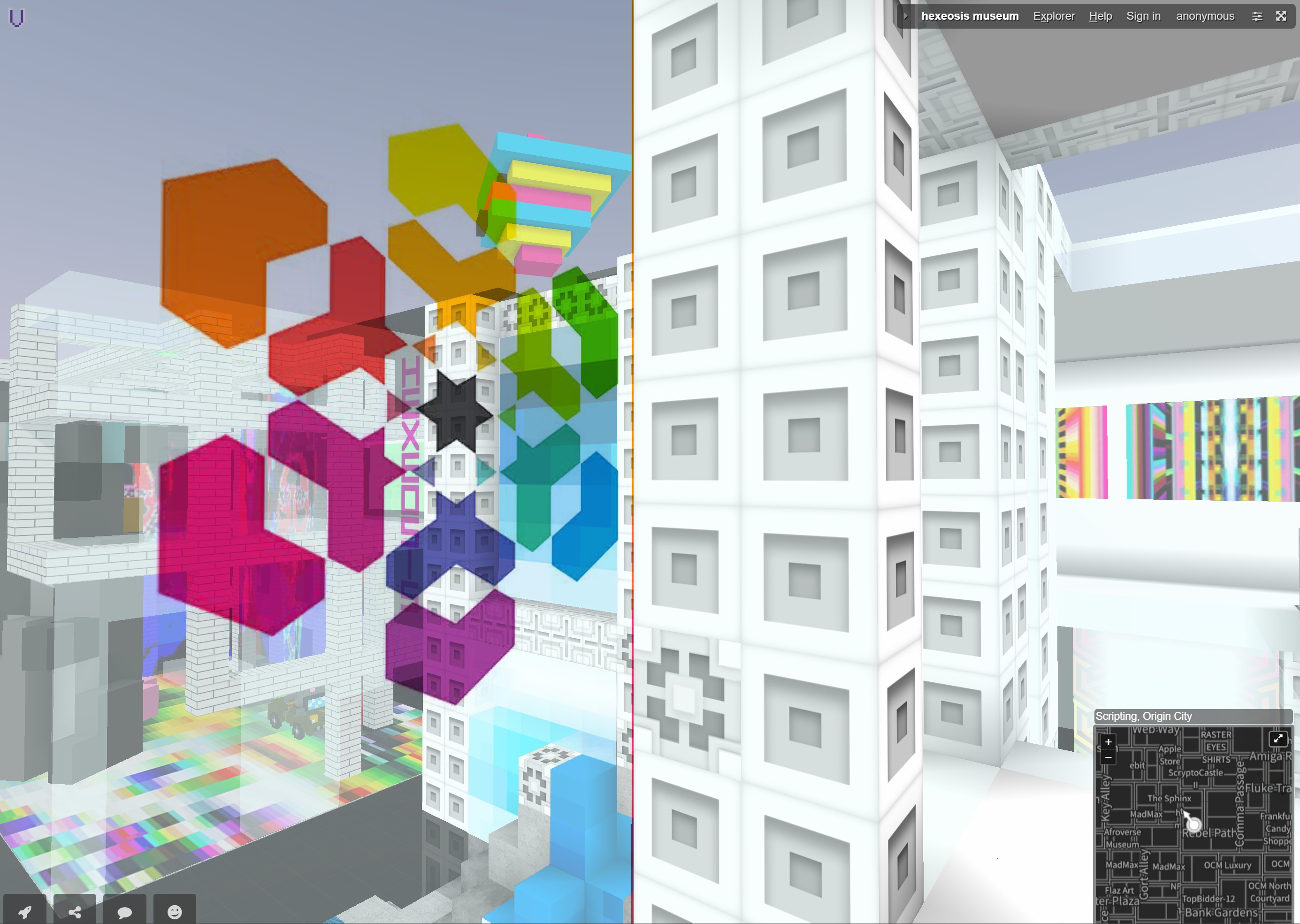hexeosis voxels museum