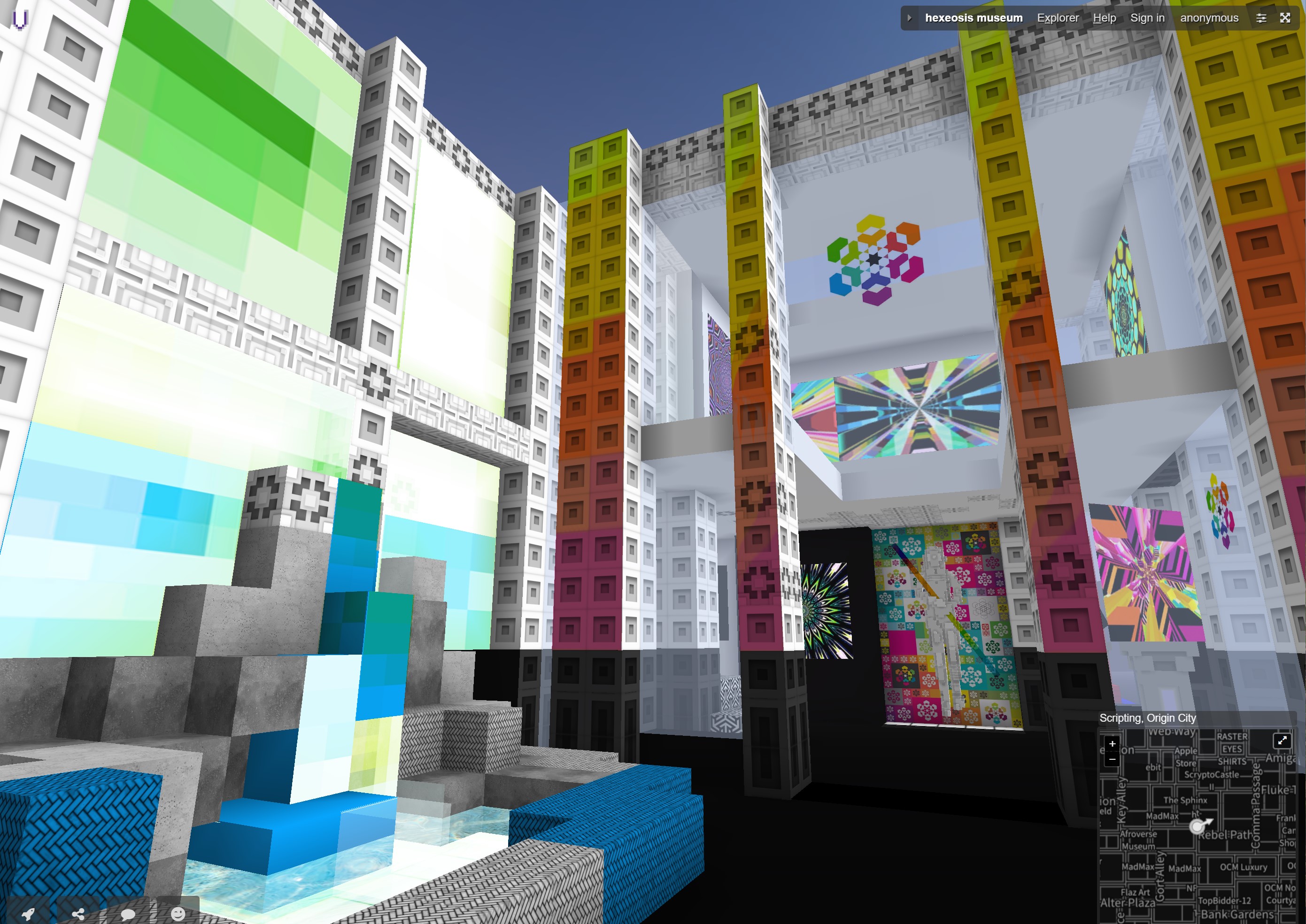 hexeosis voxels museum